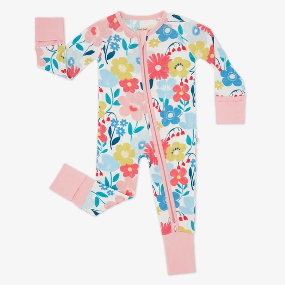 Little Sleepies Other - Little Sleepies Midsummer Meadow Zippy 12-18 months NWT Limited Edition 🌸🌼🩵